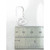Ohm Om sterling silver hook earrings .925 pair drops side view