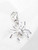 Spider on clip TINY sterling silver charm .925 x 1 Spiders charms additional view