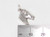Horsehead 2D sterling silver charm pendant .925 Horse Horses charms size example