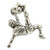 Football Player sterling silver charm .925 Soccer players charms