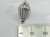 Hot Air Balloon sterling silver charm .925 Ballooning charms size example