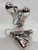 Boxing gloves sterling silver charm .925 Boxers charms additional view