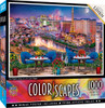 MasterPieces Colorscapes - Las Vegas Living - 1000 Piece Linen Jigsaw Puzzle