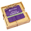 Totally Bamboo Bamboo Coaster Set with Case