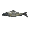 Wilco Home Cast Aluminum Fish Plate with Mother of Pearl Inlay