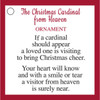 Ganz Christmas Cardinal From Heaven Charm