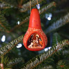 Ten Thousand Villages Nativity Gourd Ornament