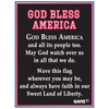 Ganz God Bless America Swivel Flag Charm