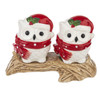 Ganz Holiday Owl Salt and Pepper Shaker Set