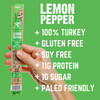 Righteous Felon Lemon Pepper Turkey Snack Stick