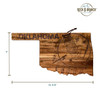 Totally Bamboo Rock and Branch Origins Oklahoma Serving Board