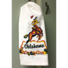 Red and White Kitchen Company Oklahoma Cowboy Souvenir Kitchen Towel