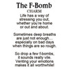 Ganz The F Bomb Charm