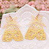 ZAD Mystic Moon Lunar Moth Gold Earrings