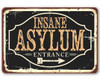 Insane Asylum Metal Entrance