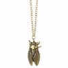 Gold Cicada Insect Necklace