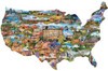  National Parks of America 1000 Piece Shaped Puzzle