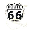 White Route 66 Emblem Crossbody Bag