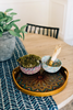 Small Swirling Sari Basket