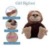  Wild Onez Recycled Bigfoot Girl Plush