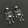 Halloween Skull Dangle Earrings