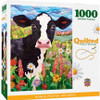 Quilted - Frolic in the Fields 1000 Piece Jigsaw Puzzle