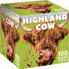Highland Cow 100 Piece Shaped Jigsaw Puzzle