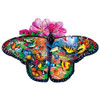 Garden Gathering 100 Piece Shaped Butterfly Puzzle