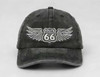 Cotton Route 66 and US Flag Baseball Hat