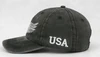  Cotton Route 66 and US Flag Baseball Hat