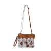  Ornate Brown Leather and Hairon Myra Bag