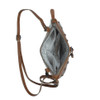  Ornate Brown Leather and Hairon Myra Bag