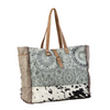 Green Floral Print Weekender Myra Bag