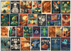  Vintage Alien Posters 1000 Piece Puzzle