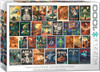 Vintage Alien Posters 1000 Piece Puzzle
