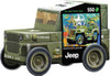 Military Jeep 550 Piece Shaped Tin Puzzle