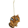  Chipmunk Glass Ornament