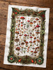 Mushroom Collage Flour Sack Tea Towel