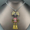  Handmade Punk Robot Necklace