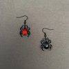 Gothic Spider Dangle Earrings