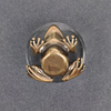 Vintage Brass Frog Figurine