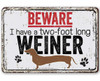  Two Foot Long Weiner Sign