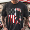  Bigfoot American Flag T-Shirt