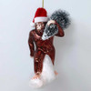 Holiday Bigfoot Glass Ornament