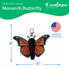 Monarch Butterfly Plush Keychain