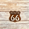  Rust Iron Route 66 Magnet