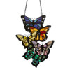 Butterfly Cluster Stained Glass Window Panel