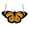  Monarch Butterfly Stained Glass Window Panel