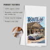  Oklahoma Route 66 Service Station Tea Towel