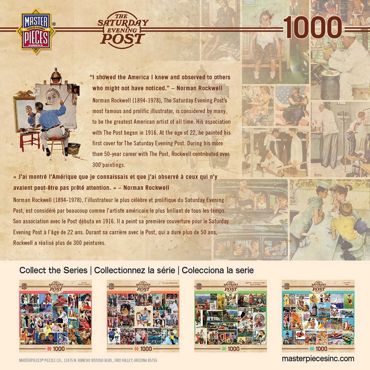 Rockwell Collage 1000 Piece Jigsaw Puzzle